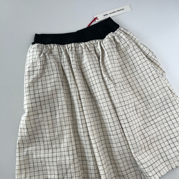 NWT Little Creative Factory Tateyoko Mini Checkered Girl's Skirt size 8 - Picture 4 of 8